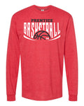 Unisex Heavyweight Jersey Long Sleeve T-Shirt/ Heather Red