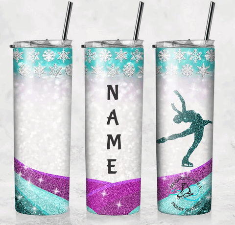 Skating Skinny Tumbler 20oz